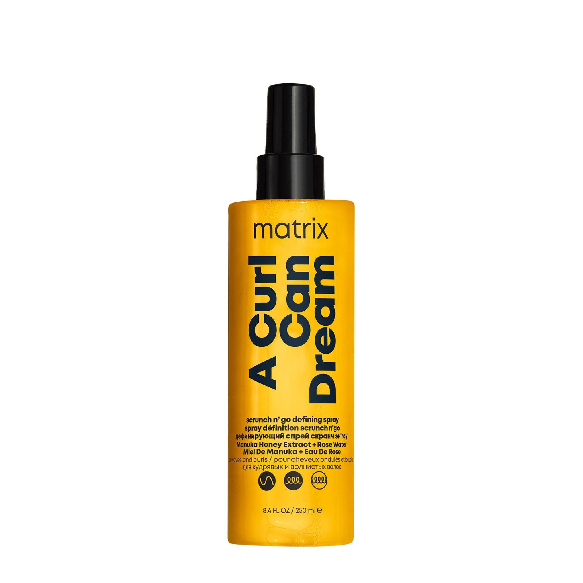A Curl Can Dream Scrunch N' Go Defining Spray For Waves And Curls 250 ml