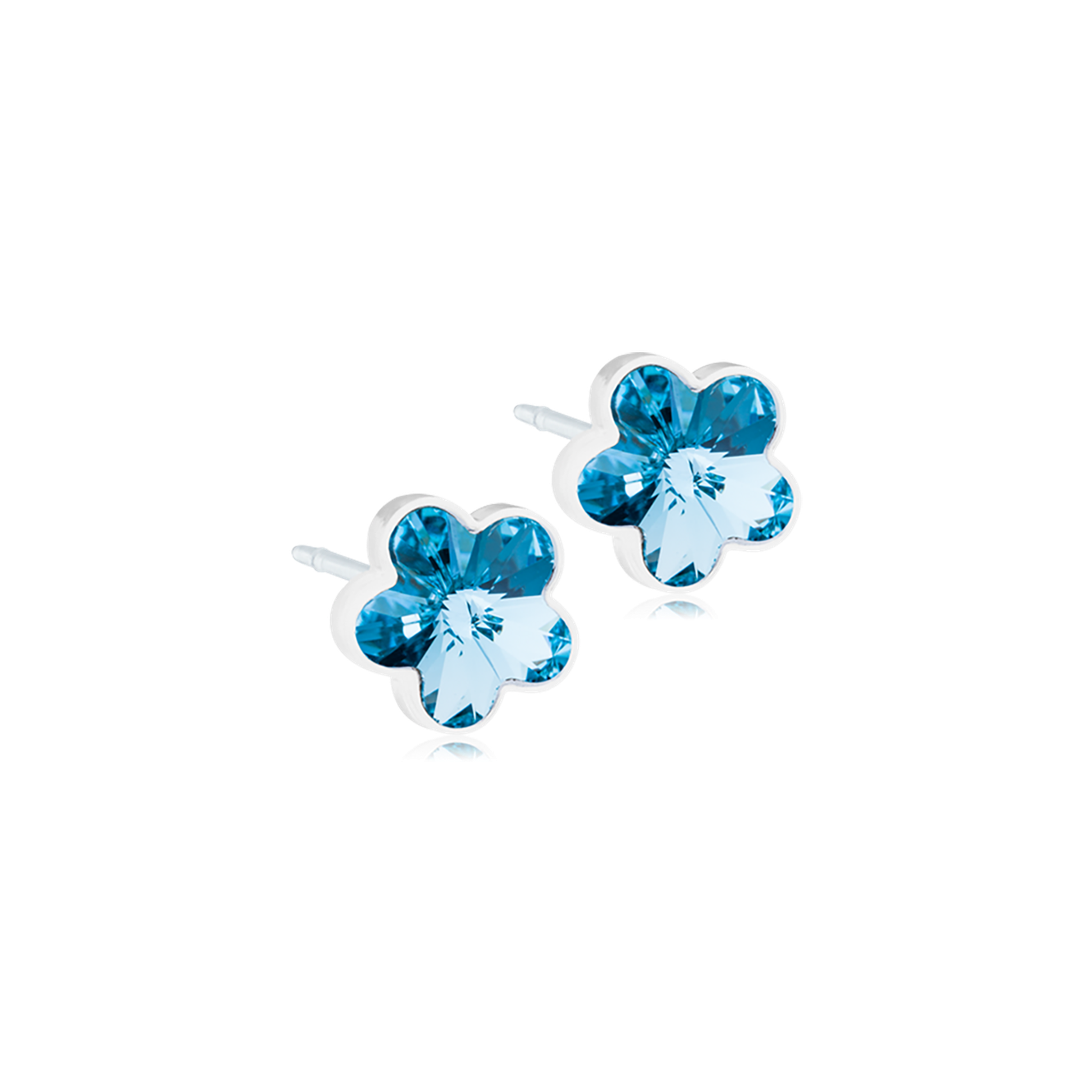 MP Flower 6 mm, Aquamarine