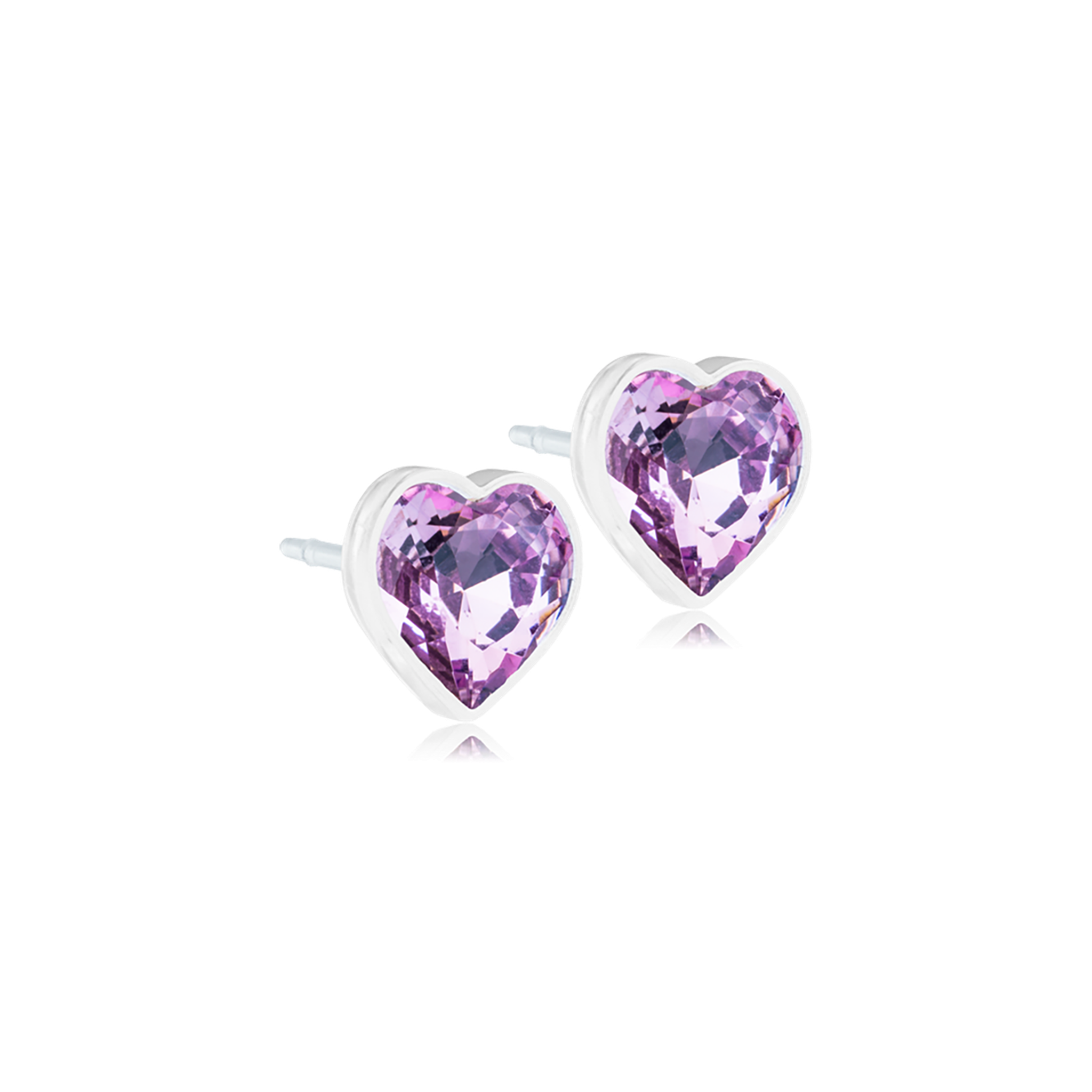 MP Heart 6 mm, Light Amethyst