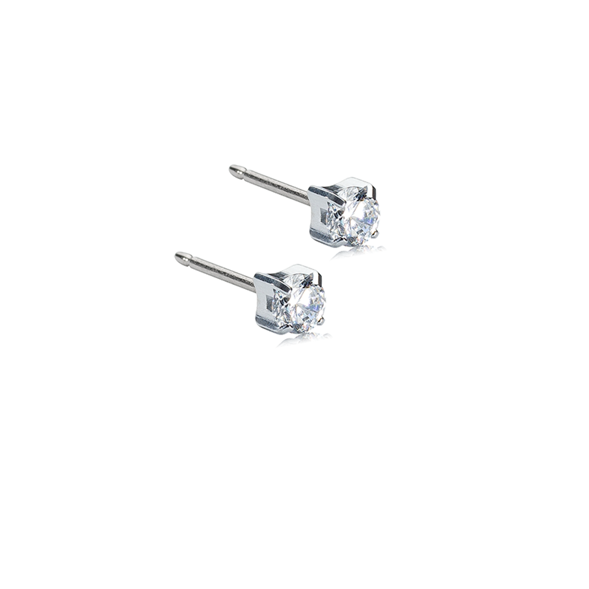 ST Tiffany 4 mm, CZ White