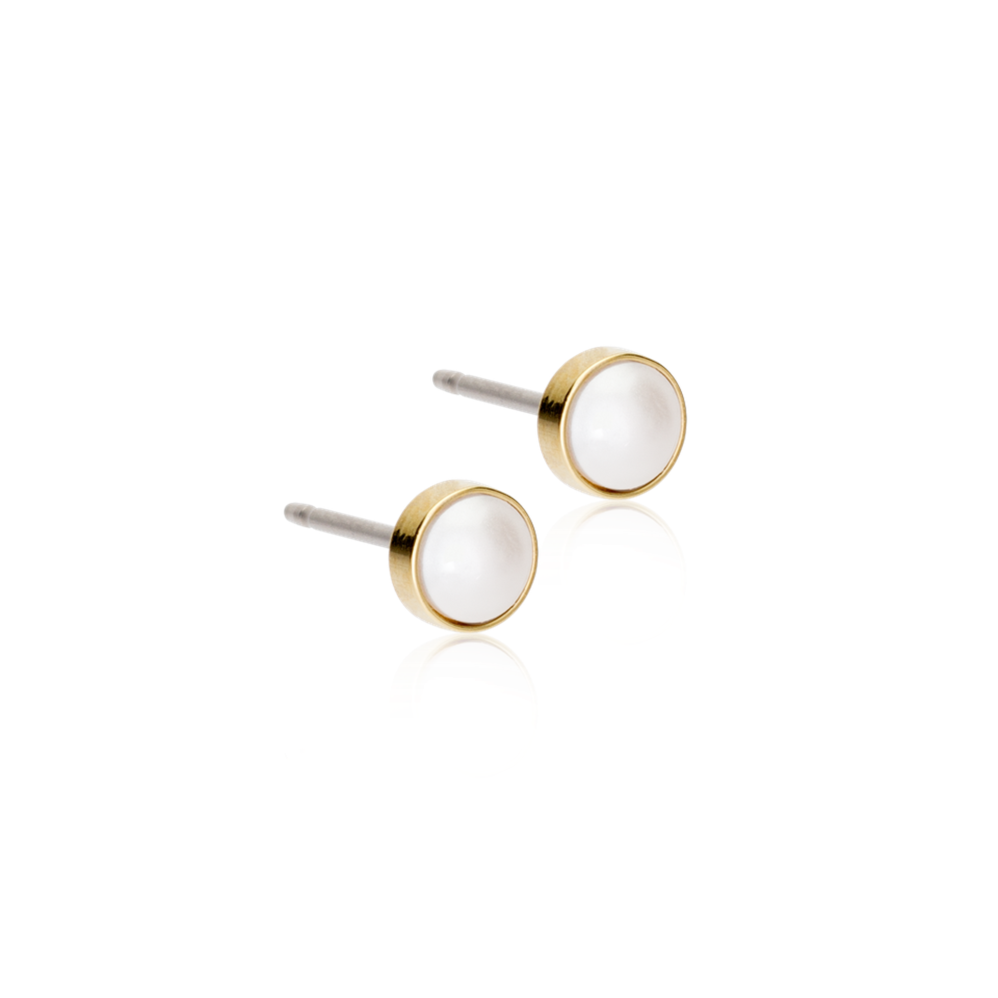GT Bezel Pearl 5 mm, White