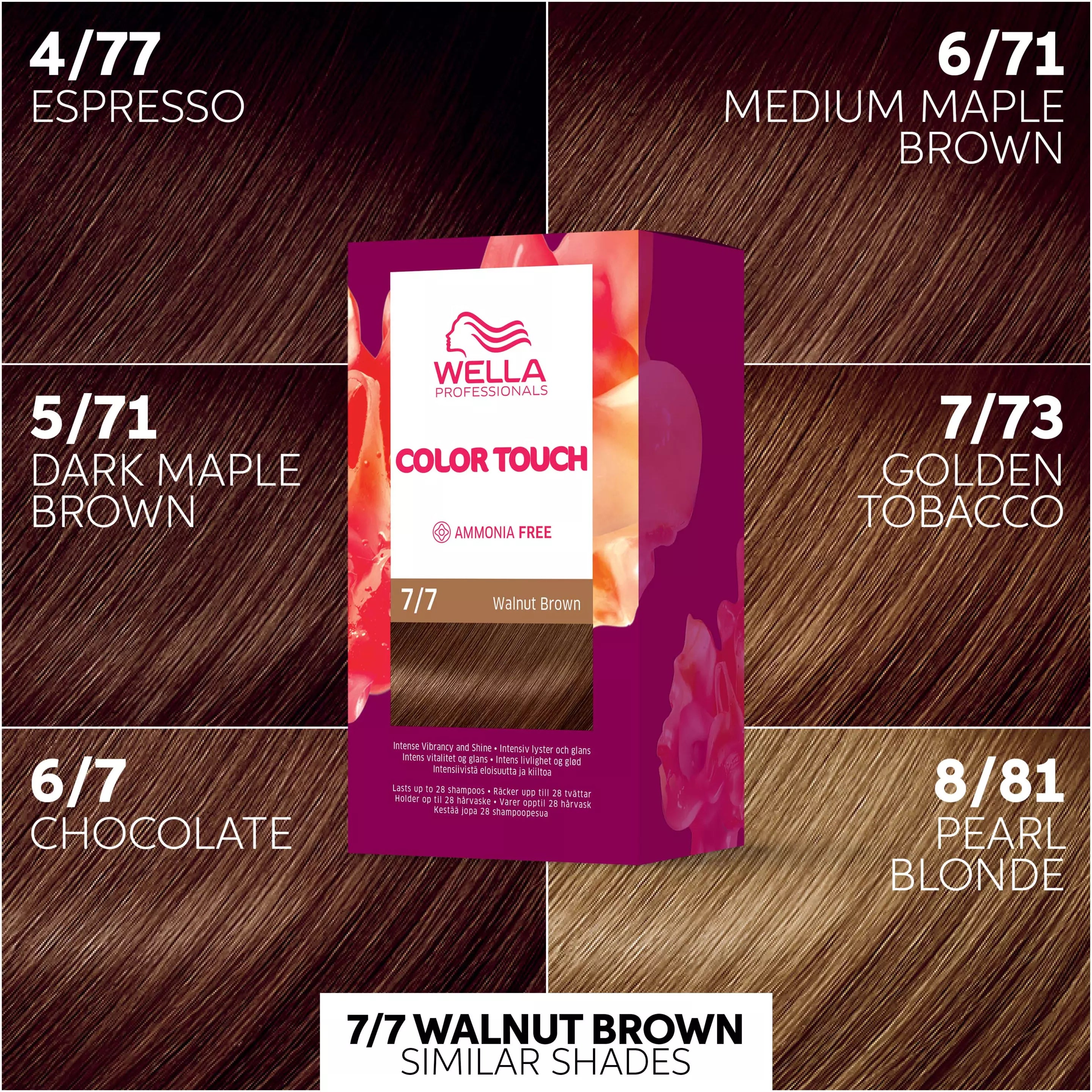 Wella Professionals Color Touch OTC Deep Brown Walnut Brown 7/7