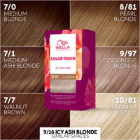 Wella Professionals Color Touch OTC Pure Naturals Icy Ash Blonde 9/16