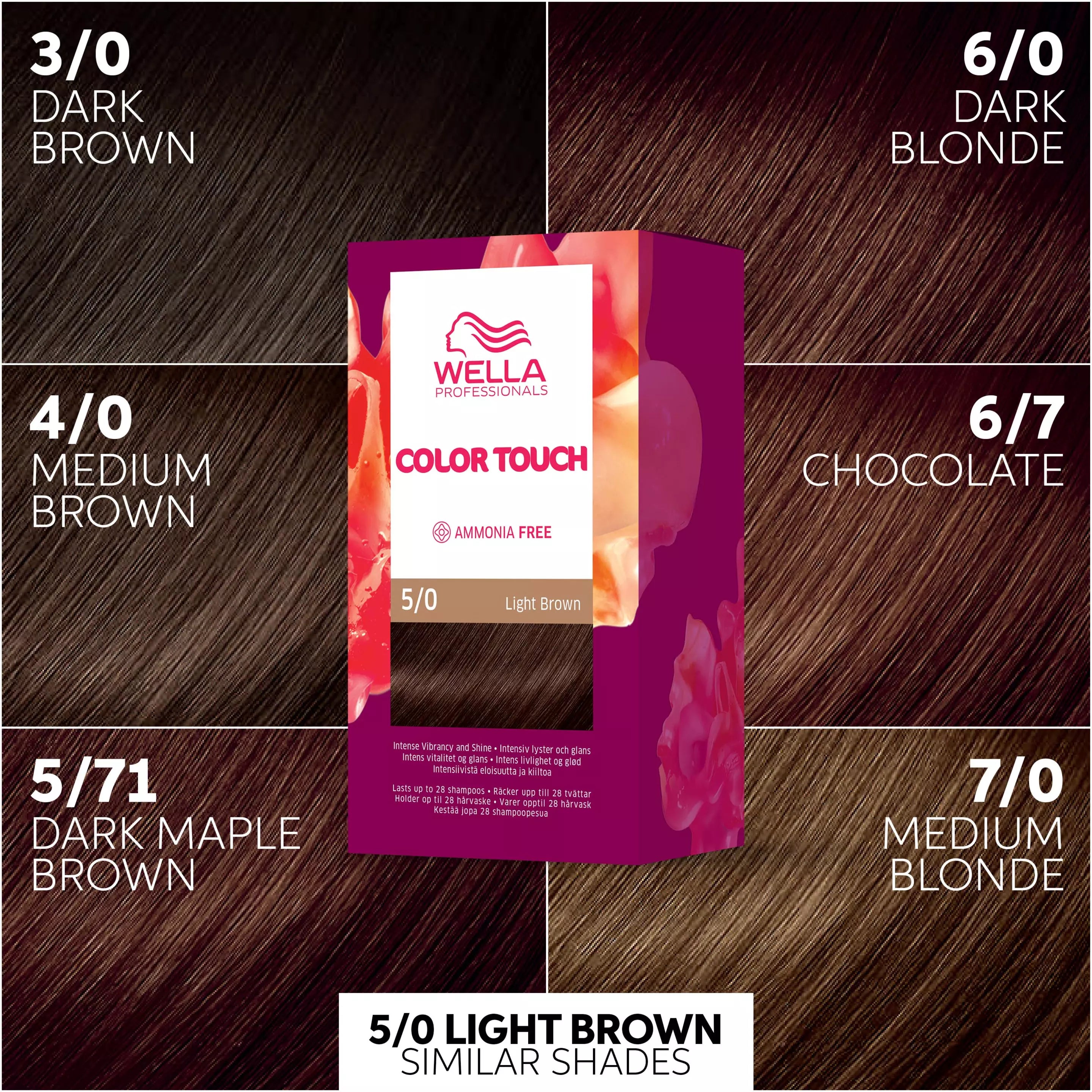 Wella Professionals Color Touch OTC Pure Naturals Light Brown 5/0
