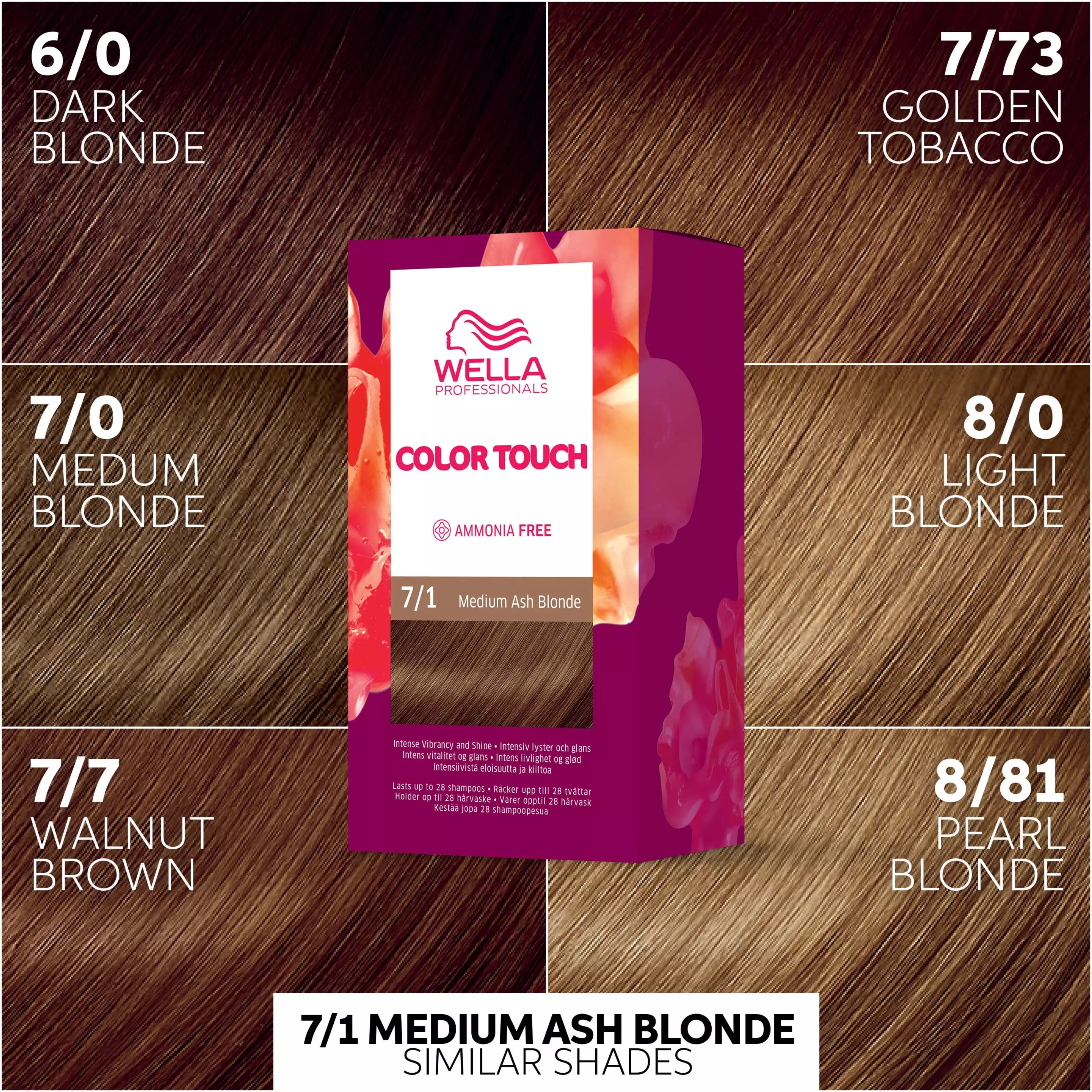 Wella Professionals Color Touch OTC Rich Natural Medium Ash Blonde 7/1