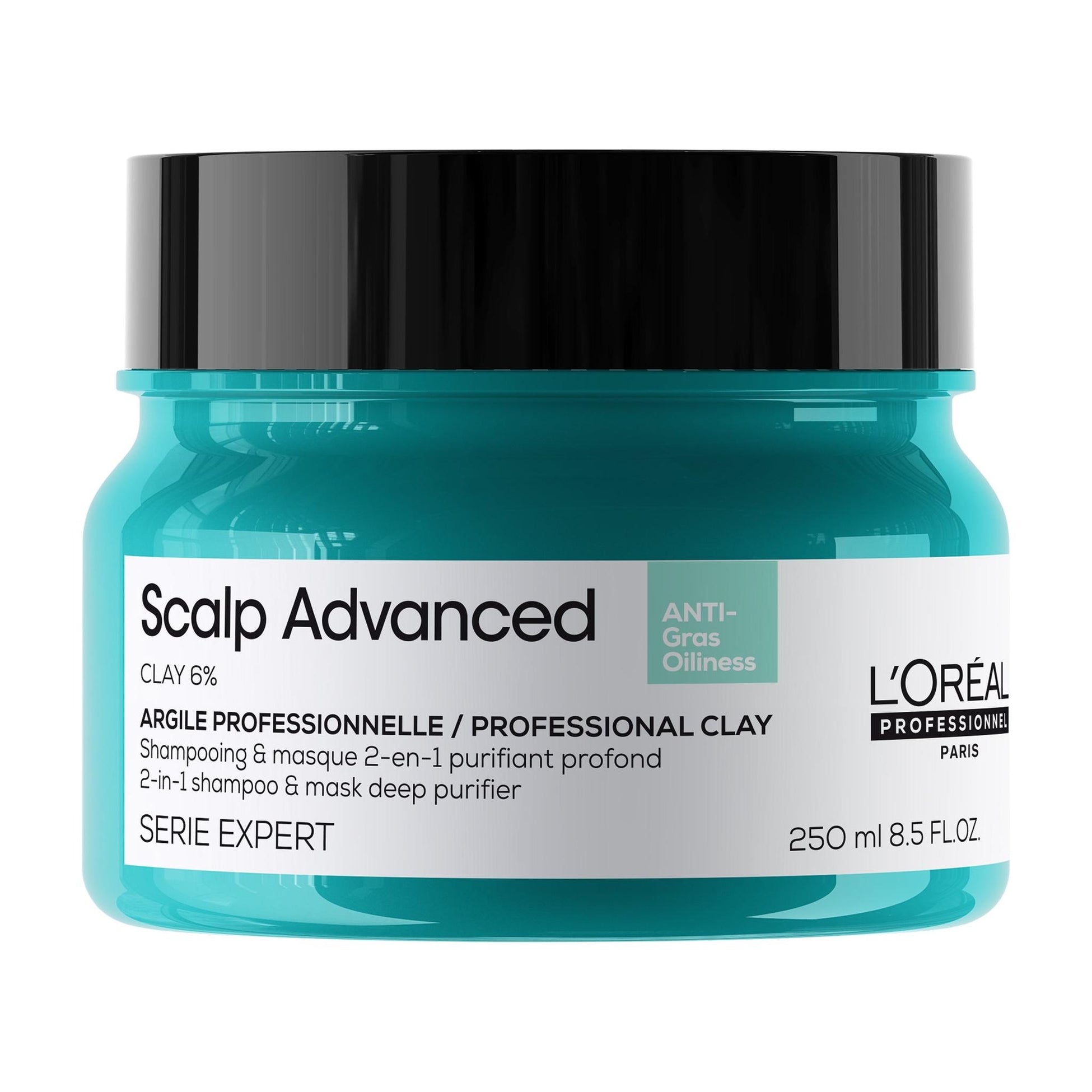 L'Oréal Professionnel Scalp Advanced 2-in-1 Deep Purifying Clay 250 ml