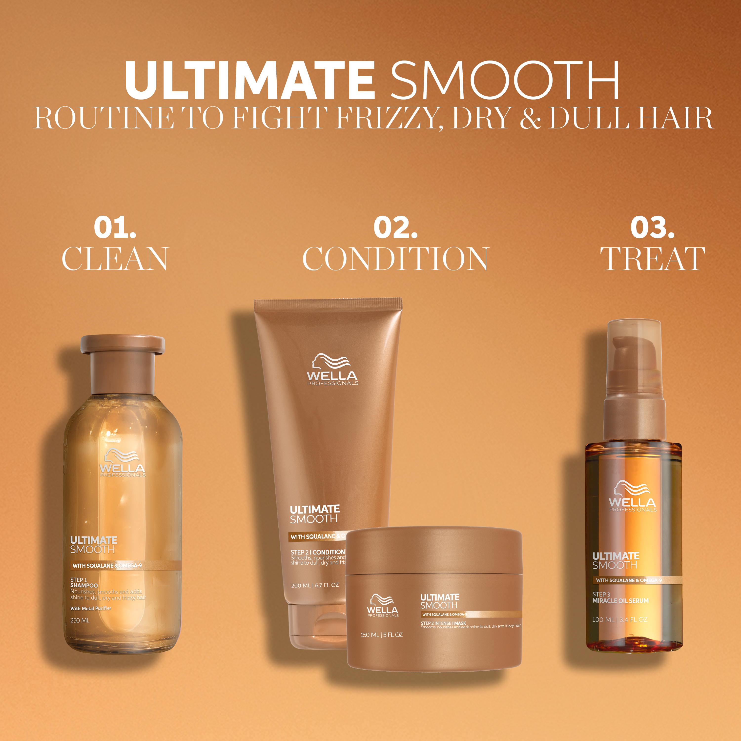 Wella Professionals Ultimate Smooth Shampoo 250 ml
