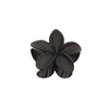 Blomformad Klämma Svart