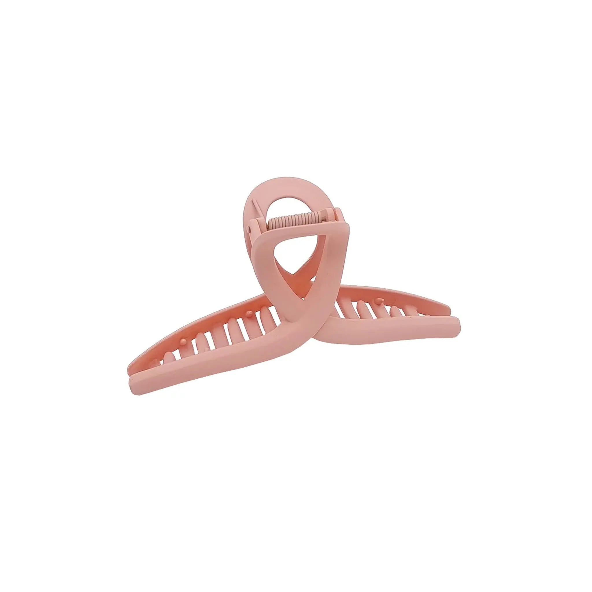 Matt Hårklämma Avlång Rosa