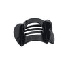 Hårklämma Platt Blank Svart 9,5cm