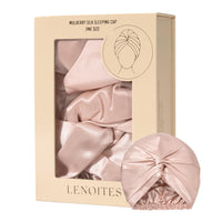Mulberry Silk Sleeping Cap, Pink