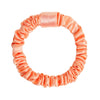 Silky Hair Scrunchie Coral Orange