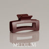 Hårklämma Medium Glansig Burgundy