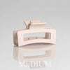 Hårklämma Medium Ljusbeige