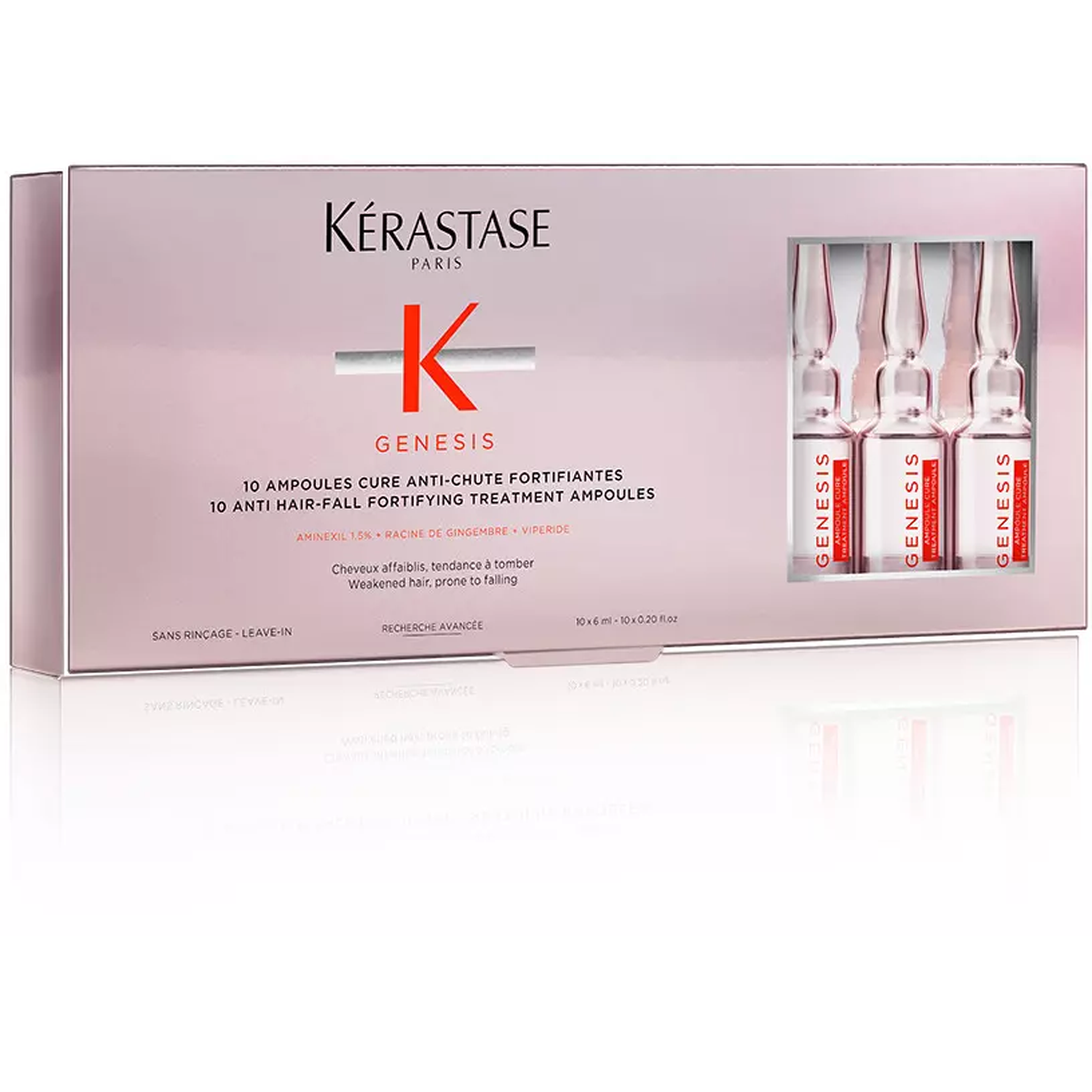 Genesis Ampoules Cure Anti-Chute Fortifiant Treatment 10x6ml
