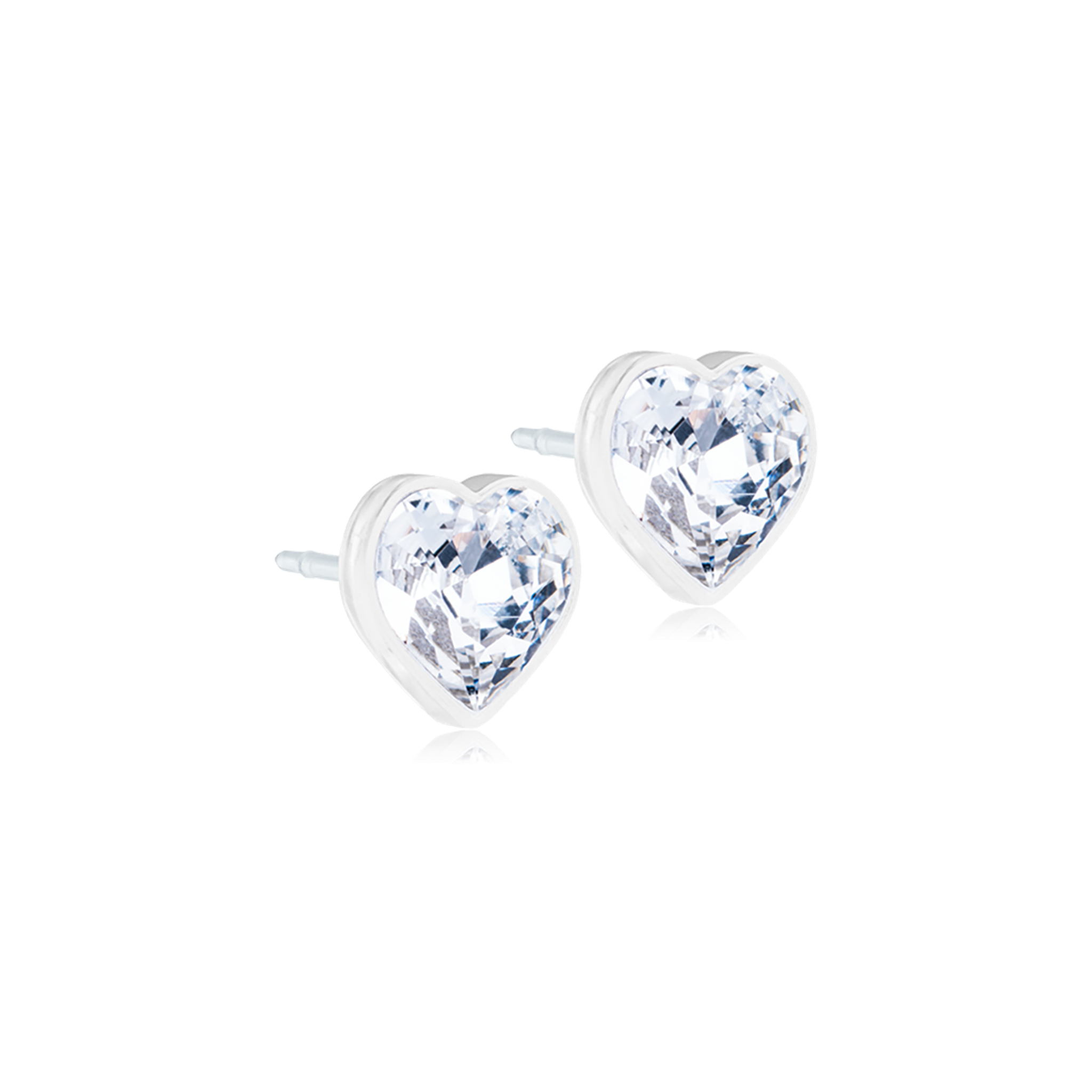 MP Heart 6 mm, Crystal