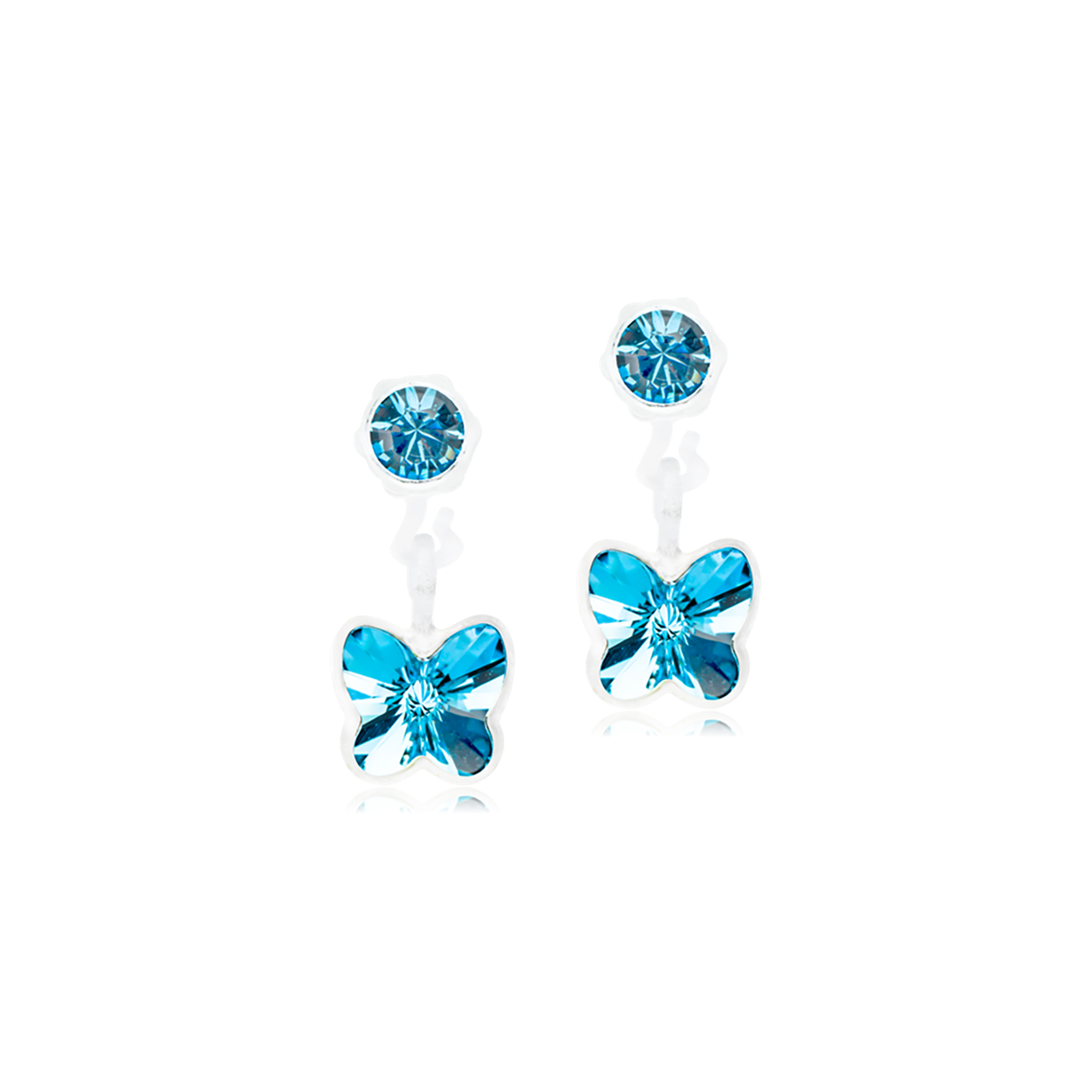 MP Pendant Butterfly 4/5 mm, Aquamarine