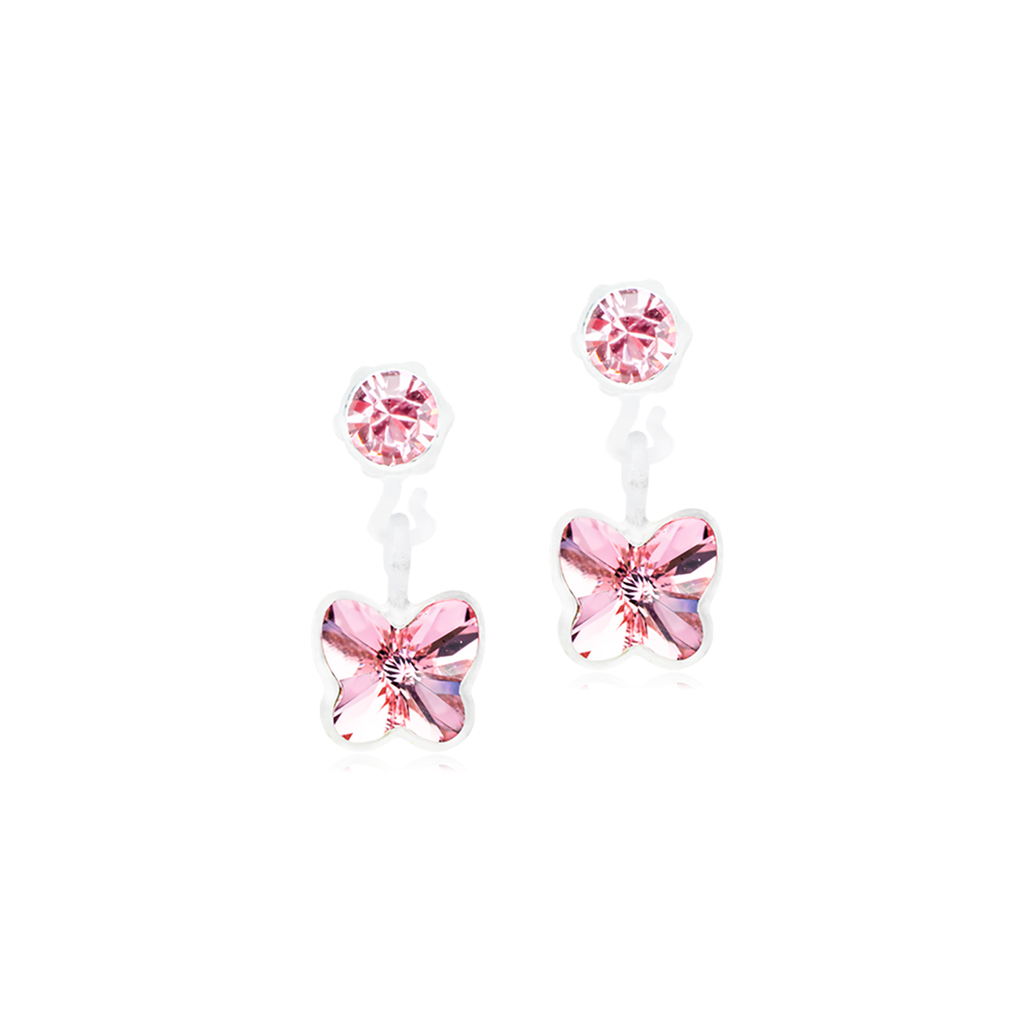 MP Pendant Butterfly 4/5 mm, Light Rose