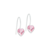 MP Fixed Heart 6 mm, Light Rose