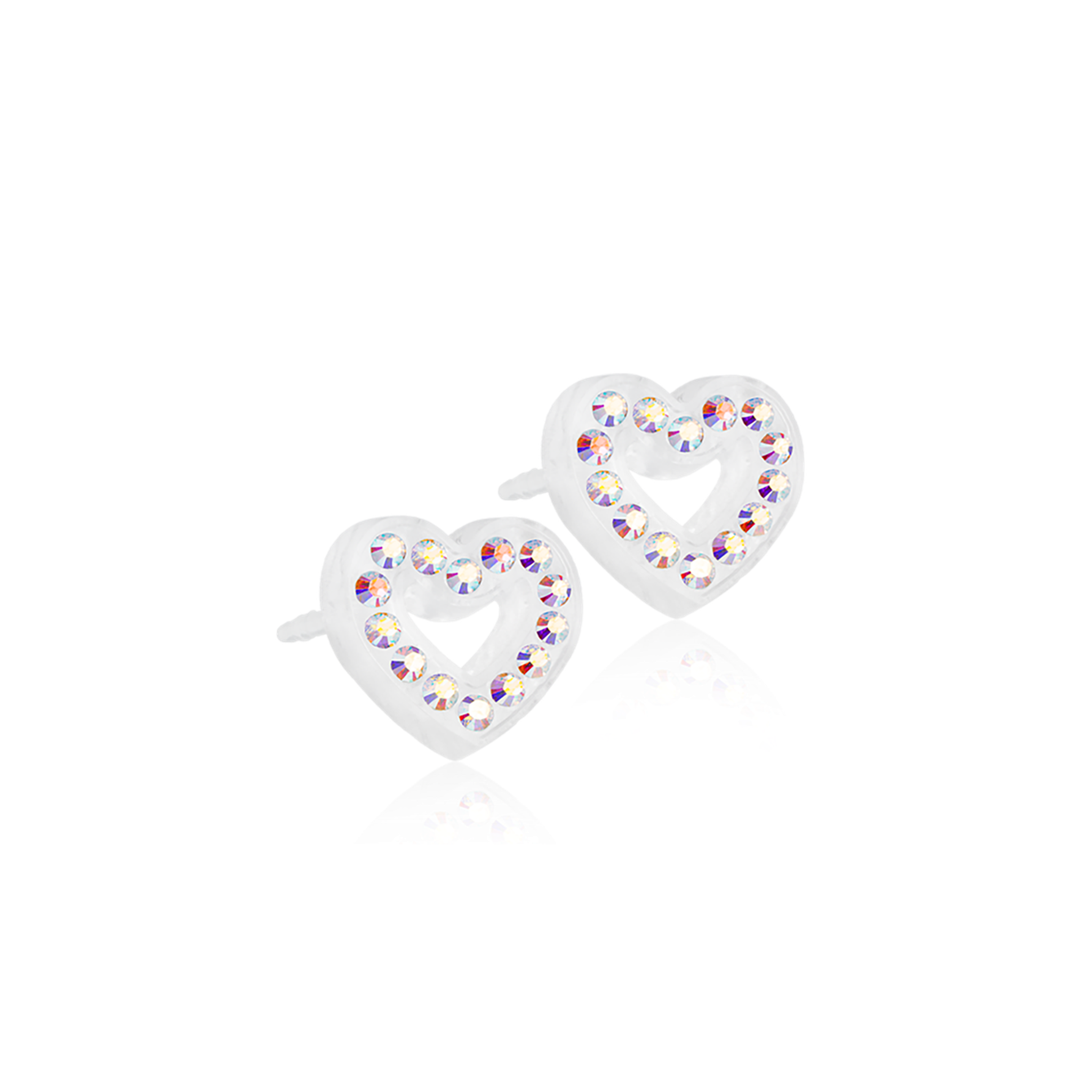 MP Brilliance Heart Hollow 10 mm, Rainbow