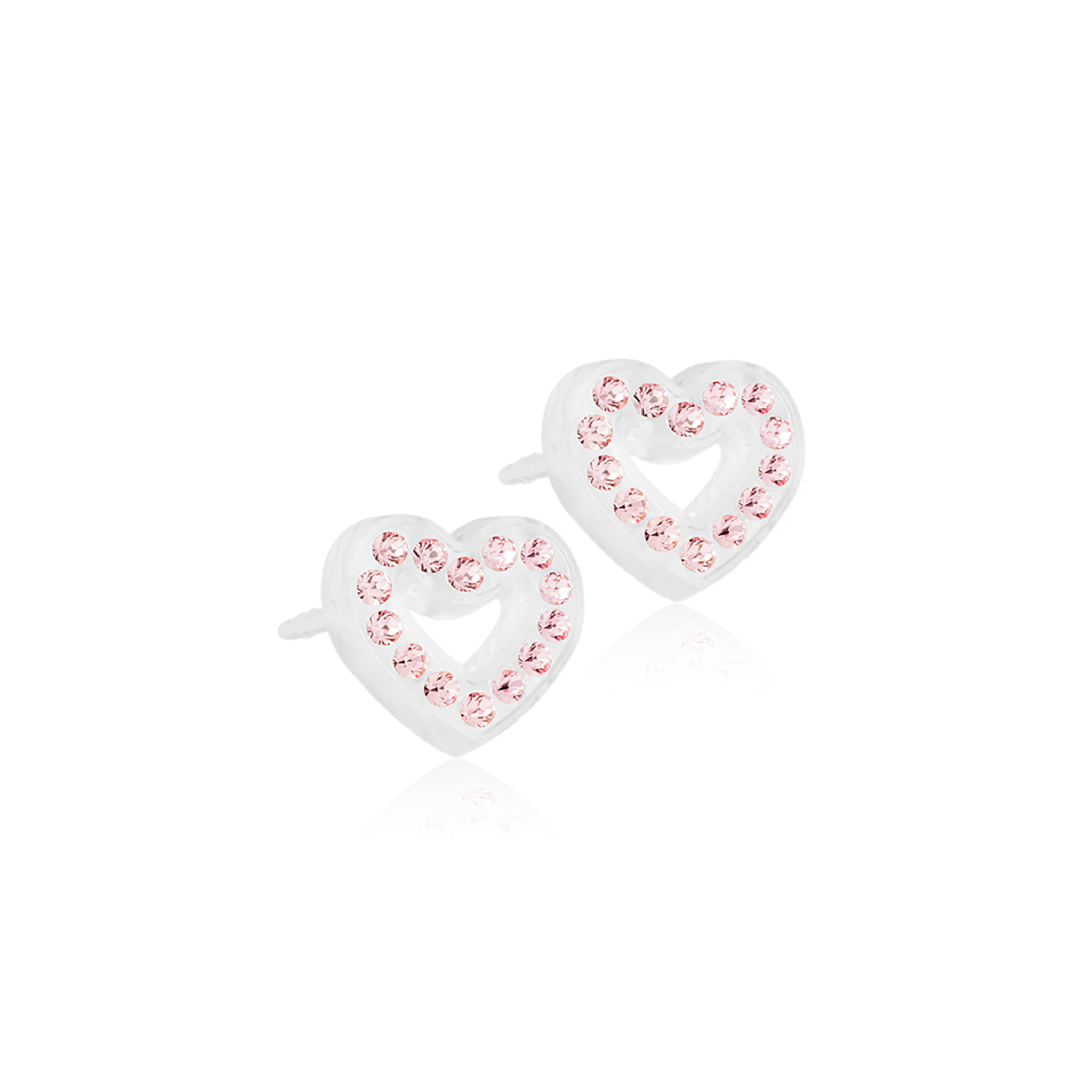 MP Brilliance Heart Hollow 10 mm, Light Rose