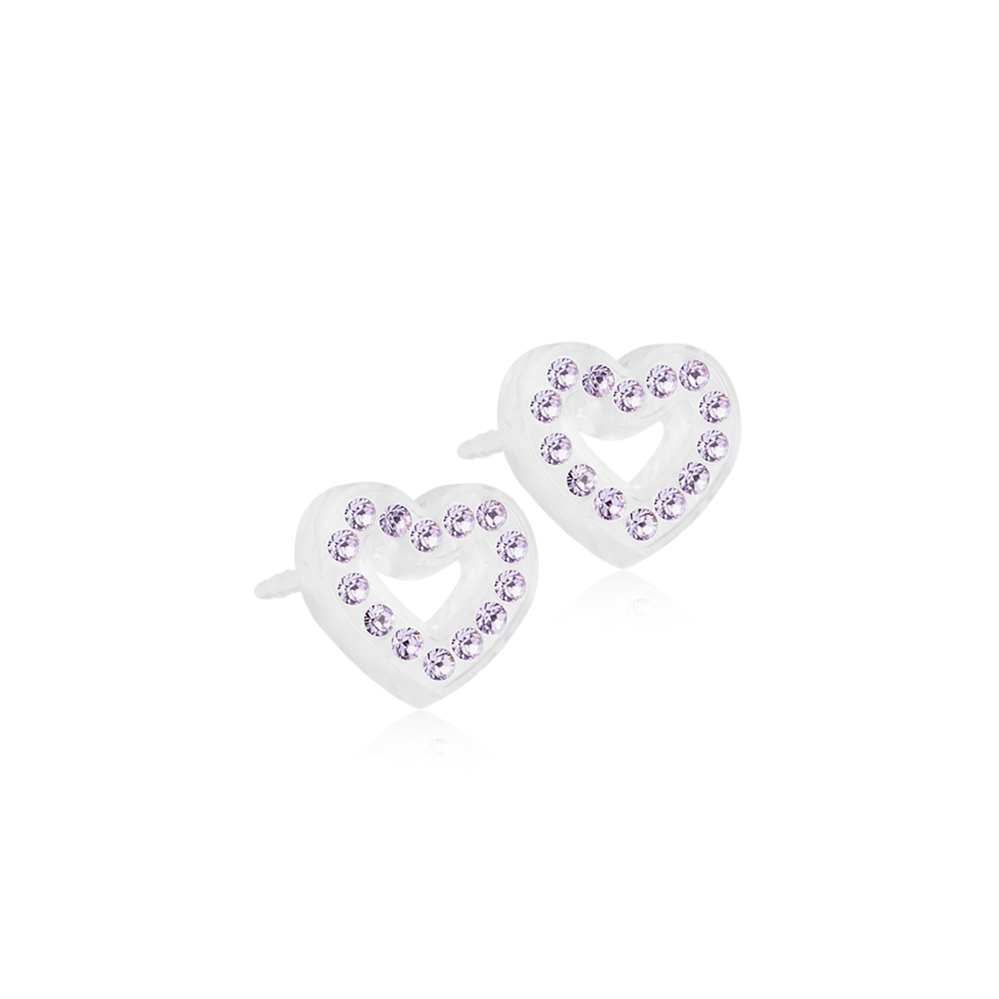 MP Brilliance Heart Hollow 10 mm, Violet
