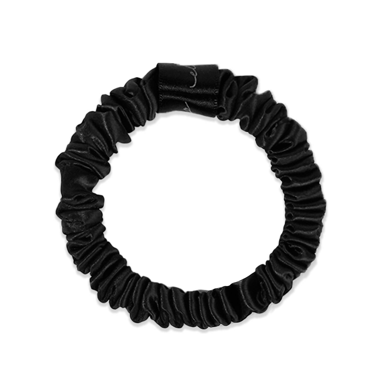 Ella Agency (Web) Silky Hair Scrunchie Solid Black