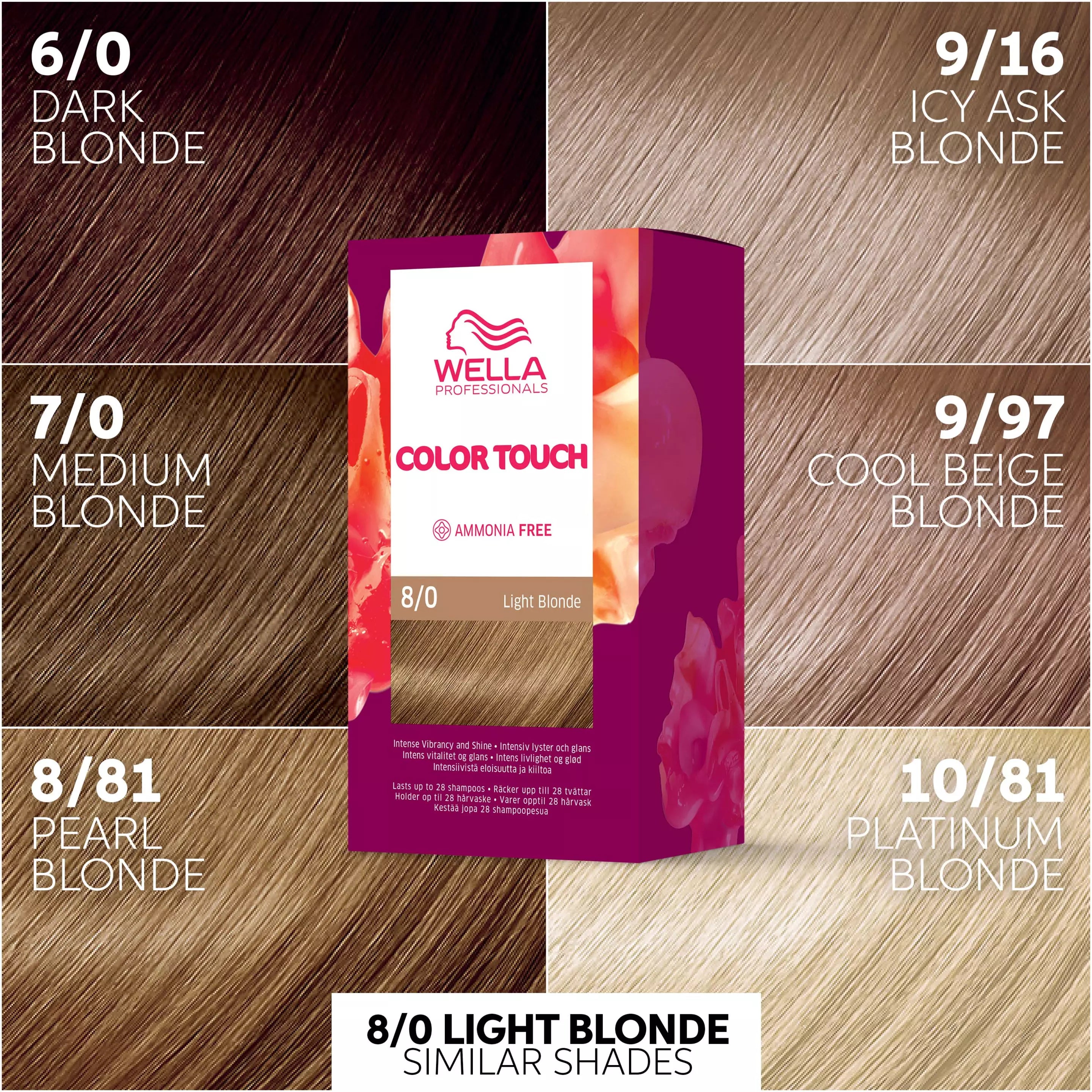 Wella Professionals Color Touch OTC Pure Naturals Light Blonde 8/0