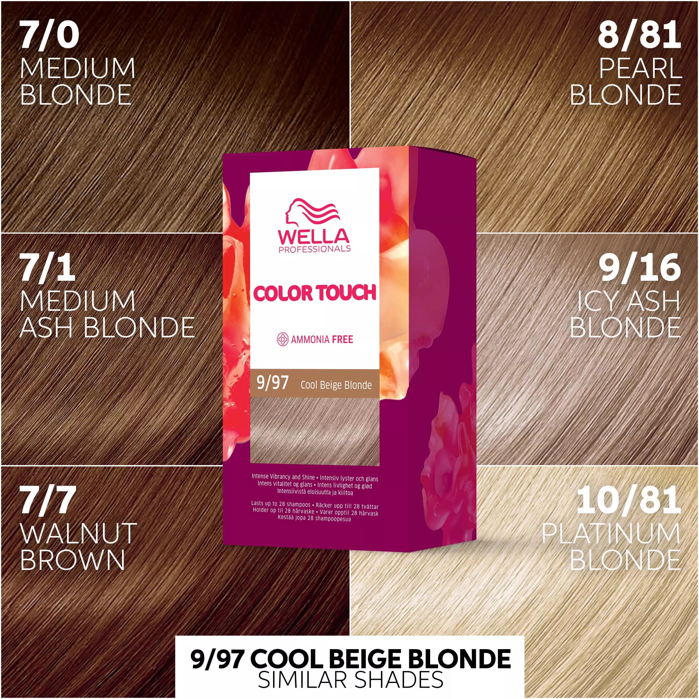 Wella Professionals Color Touch OTC Rich Natural Cool Beige Blonde 9/97